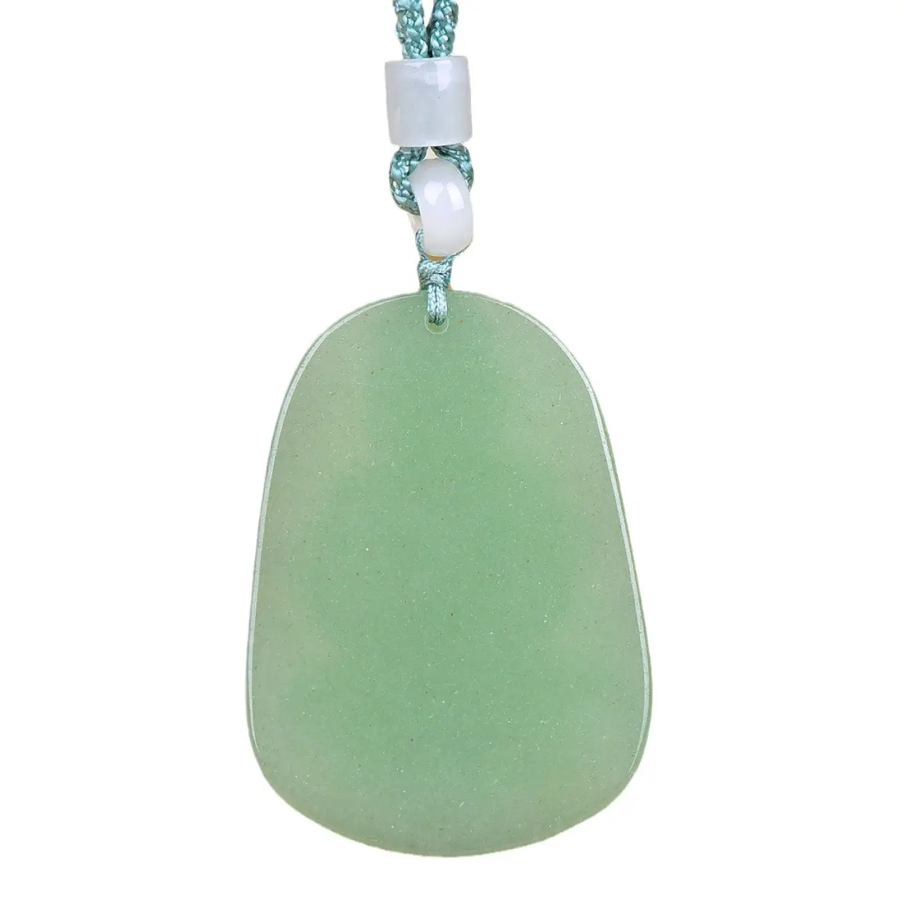 Xinjiang Dongling Jade Buddha Pendant Gold Silk Blue - Image 5