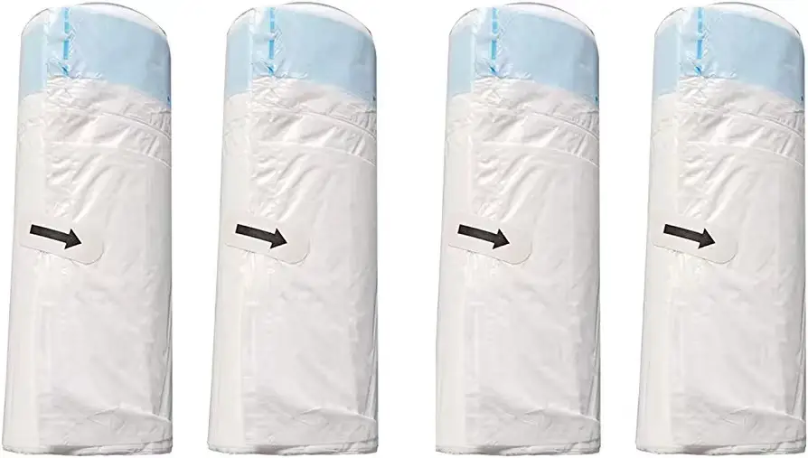 Neutral Large Thickeneded Garbage Bag Disposable Poop-Free Rolled Drawstring Automatic Closing Cat Toilet Poop Bag — feature 4