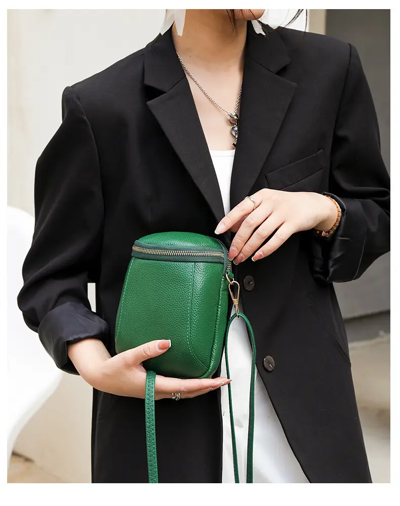 Black Textured Crossbody Bag for Women — feature 15
