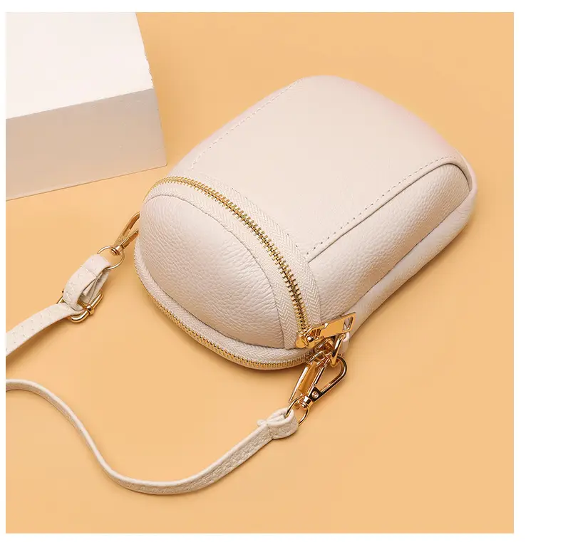 Black Textured Crossbody Bag for Women — feature 7