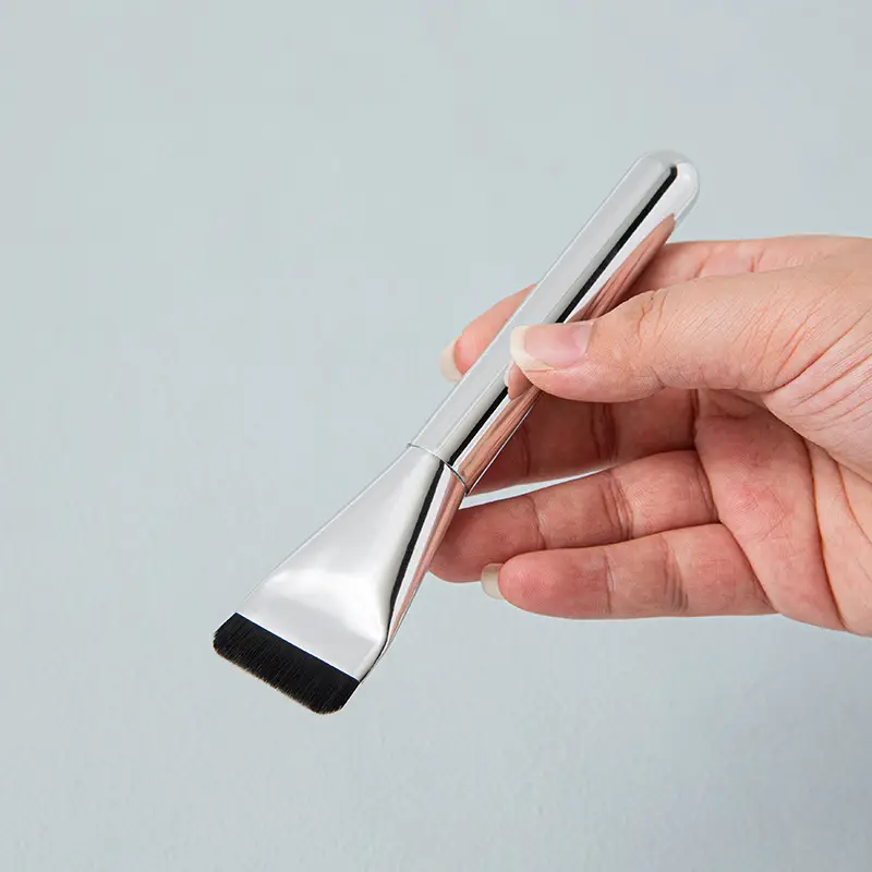 Cross-border plastic foundation brush flat head portable beauty tool — feature 10