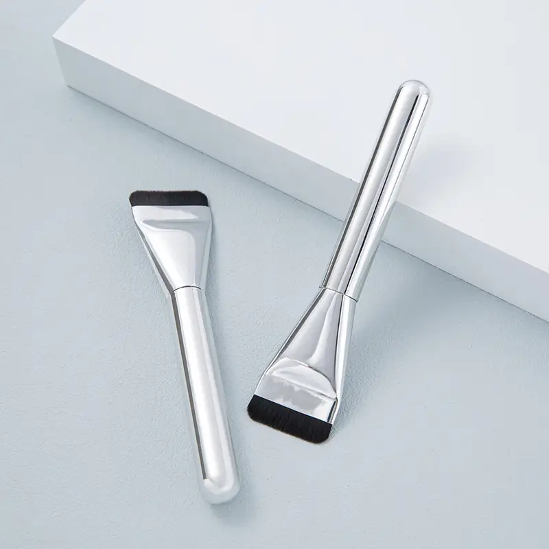 Cross-border plastic foundation brush flat head portable beauty tool — feature 7