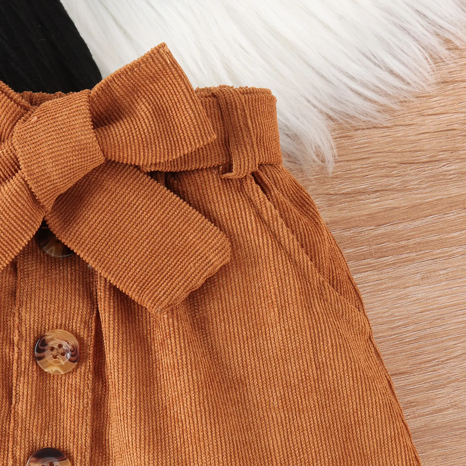 Baoxi Children's 3-Piece Cross-Country Sweater Skirt Set — feature 8