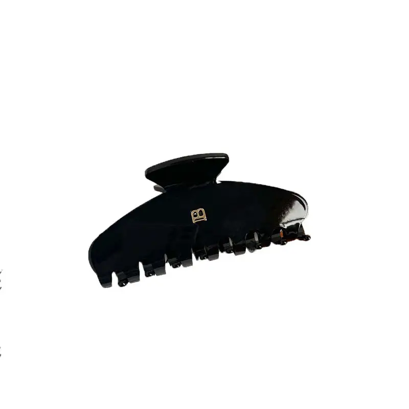 Korean Style Hairpin with Glossy Acetate Shark Clip