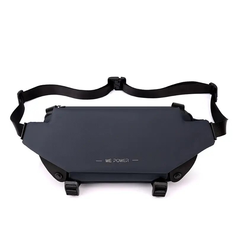 Men's Invisible Water Cup Shoulder Bag Black - Image 3