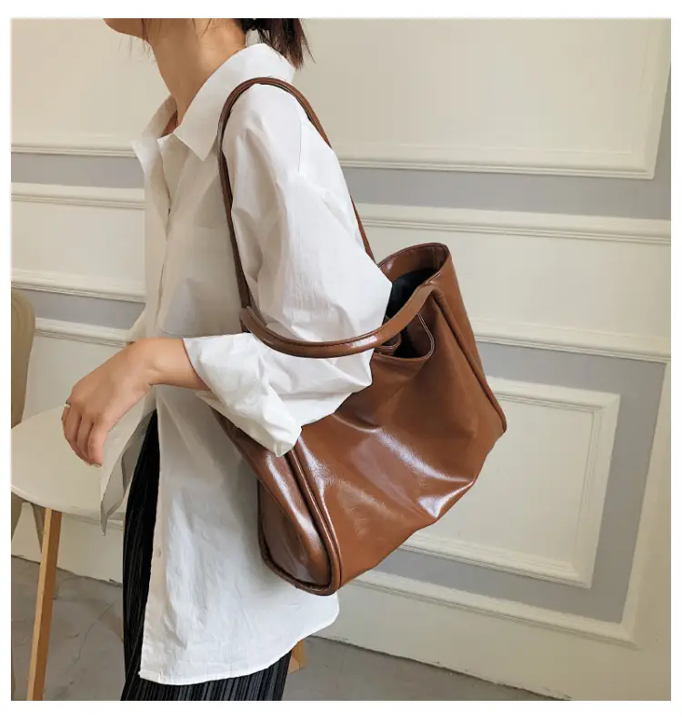 Women's Large Capacity White Tote Bag with Handles — feature 21