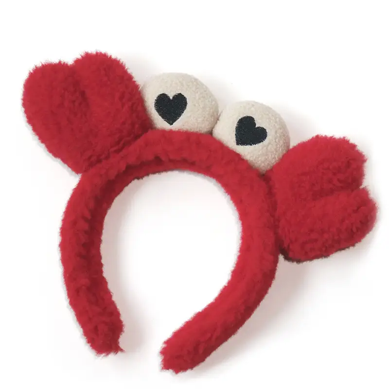 Plush Bear Ears Face Wash Headband Pink Winter 2022