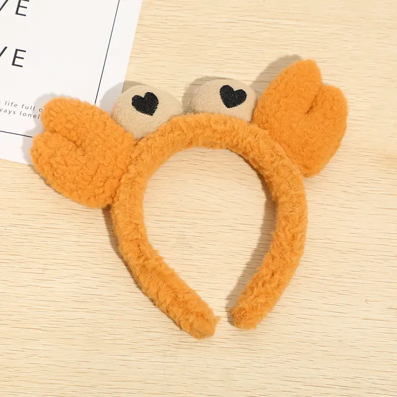 Plush Bear Ears Face Wash Headband Pink Winter 2022
