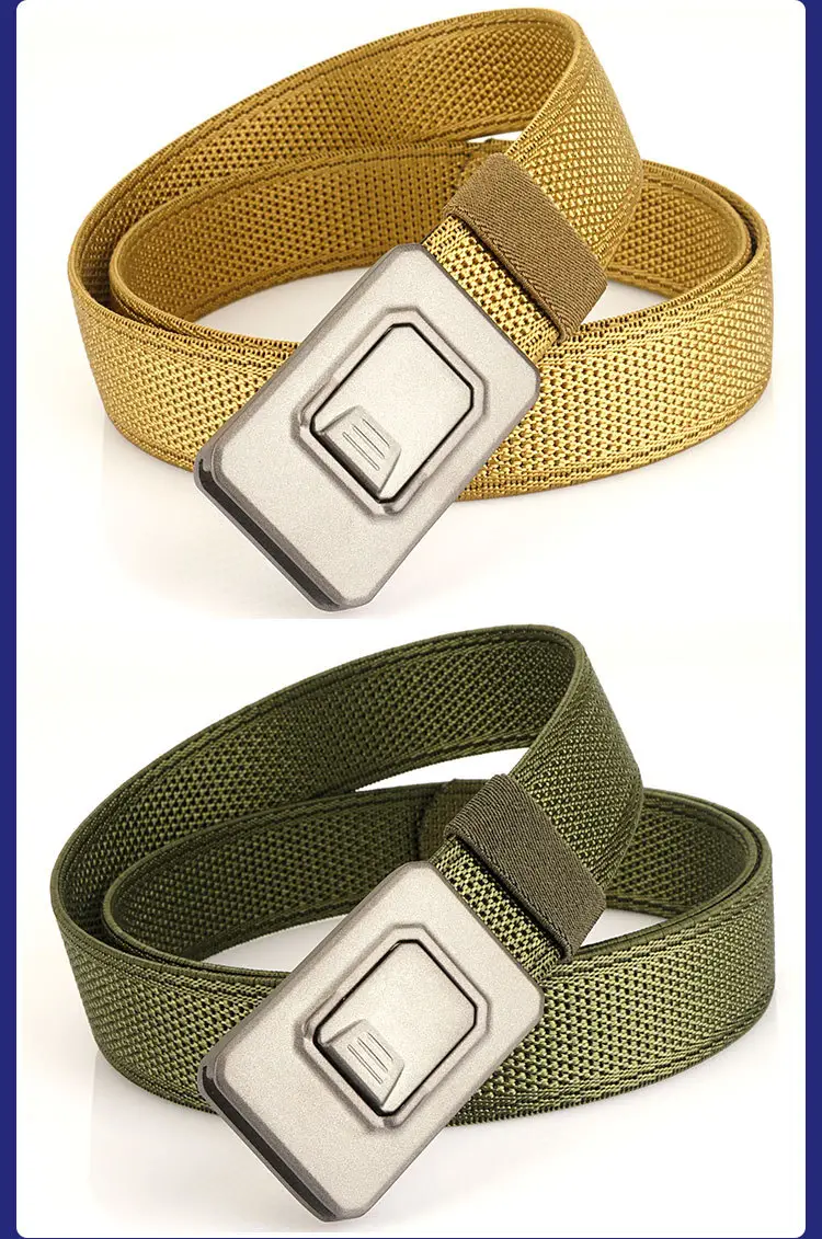 3.5" Aluminum Military Tactical Belt Green — feature 25