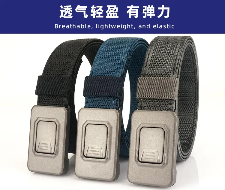 3.5" Aluminum Military Tactical Belt Green — feature 3