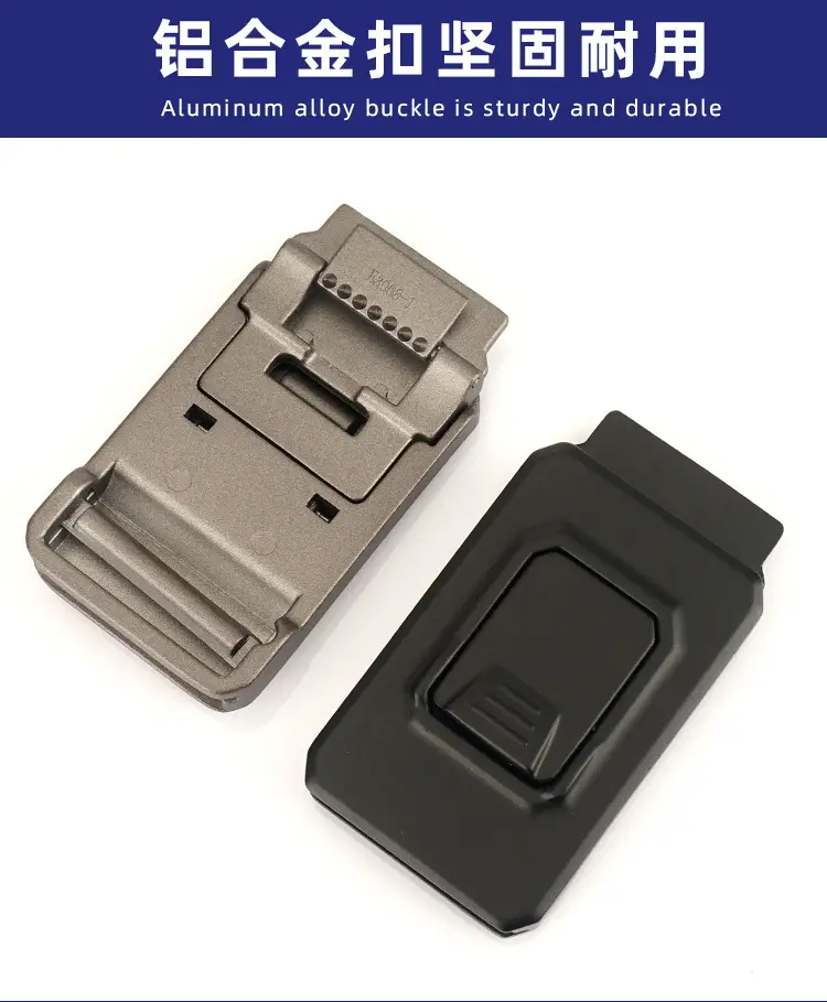 3.5" Aluminum Military Tactical Belt Green — feature 8