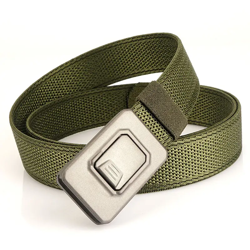 3.5" Aluminum Military Tactical Belt Green - Image 4