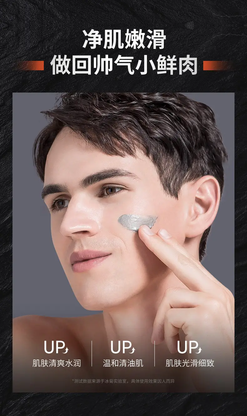 Men's Volcanic Mud Facial Cleanser Set — feature 7