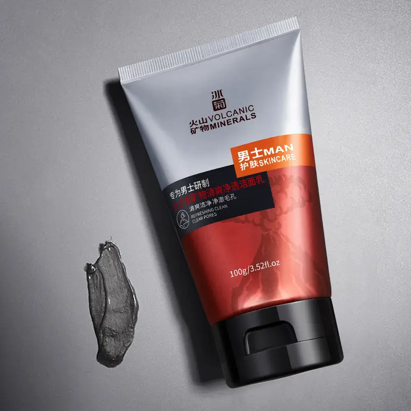 Men's Volcanic Mud Facial Cleanser Set - Image 2