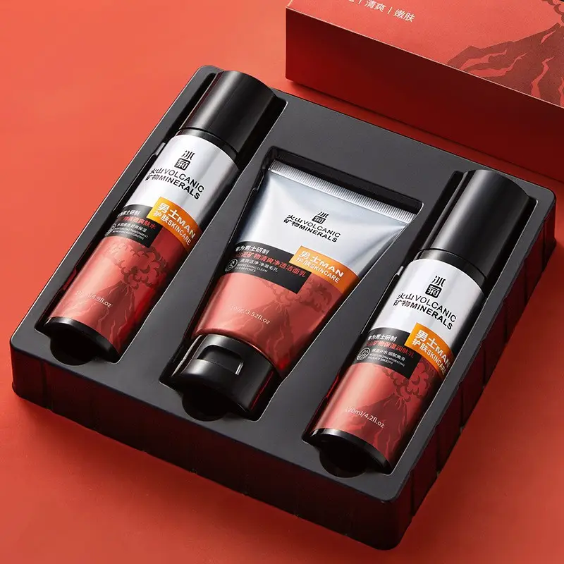 Men's Volcanic Mud Facial Cleanser Set - Image 4