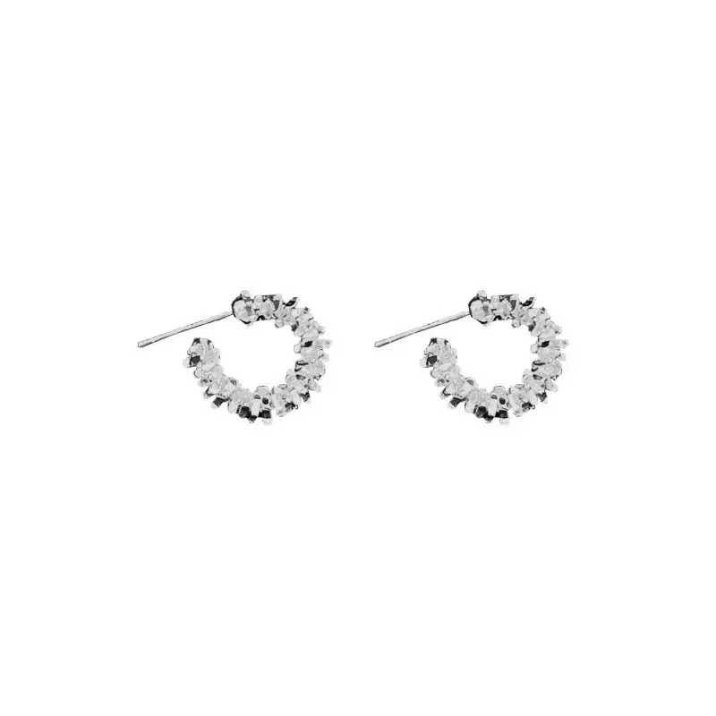 Broken Gold & Silver Earrings for Women 925 Anti-Silver