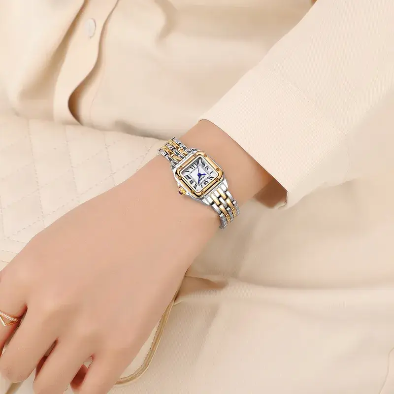 Yashudin Square Quartz Ladies Watch 8mm 22mm - Image 5