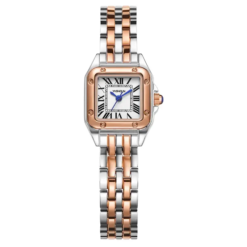 Yashudin Square Quartz Ladies Watch 8mm 22mm - Image 3