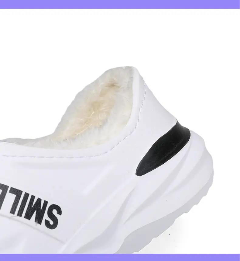 Waterproof cotton shoes men's cross-border new cotton slippers bag heel winter indoor home drooping feeling fleece-lined warm slippers — feature 7