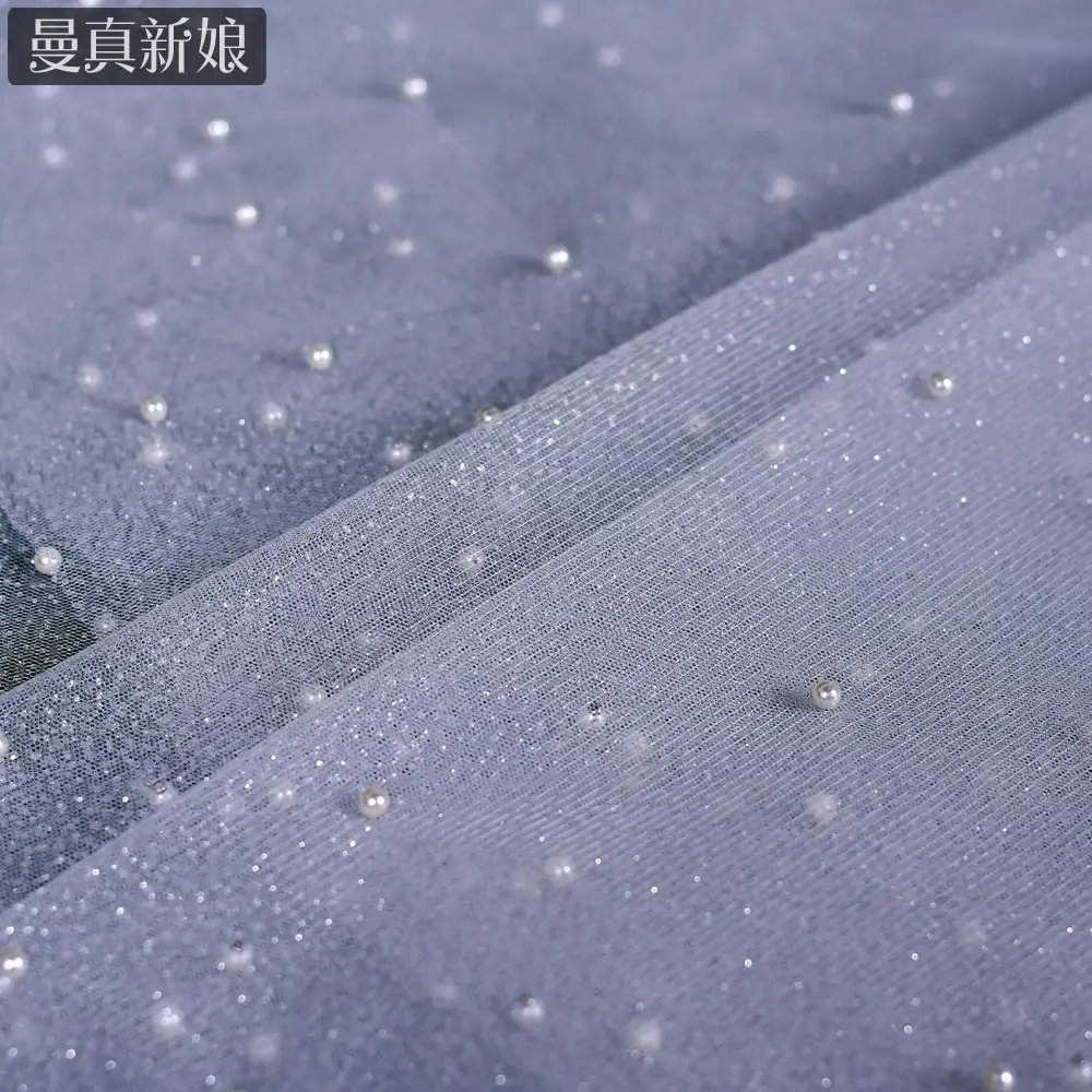Shiny Starry Sky Mesh Veil for Wedding Photo Props - Image 3