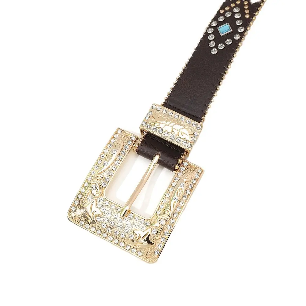 New European Rhinestone Cross Belt for Women