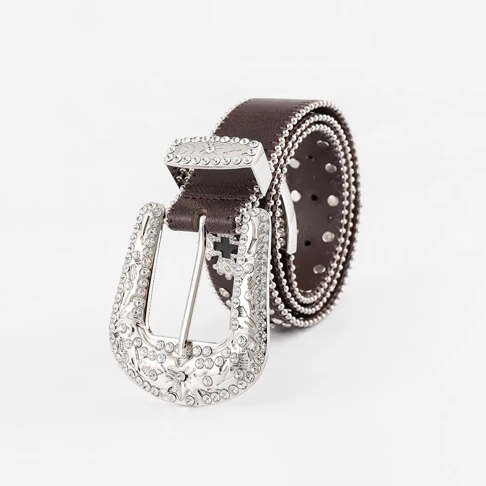 New European Rhinestone Cross Belt for Women — feature 10