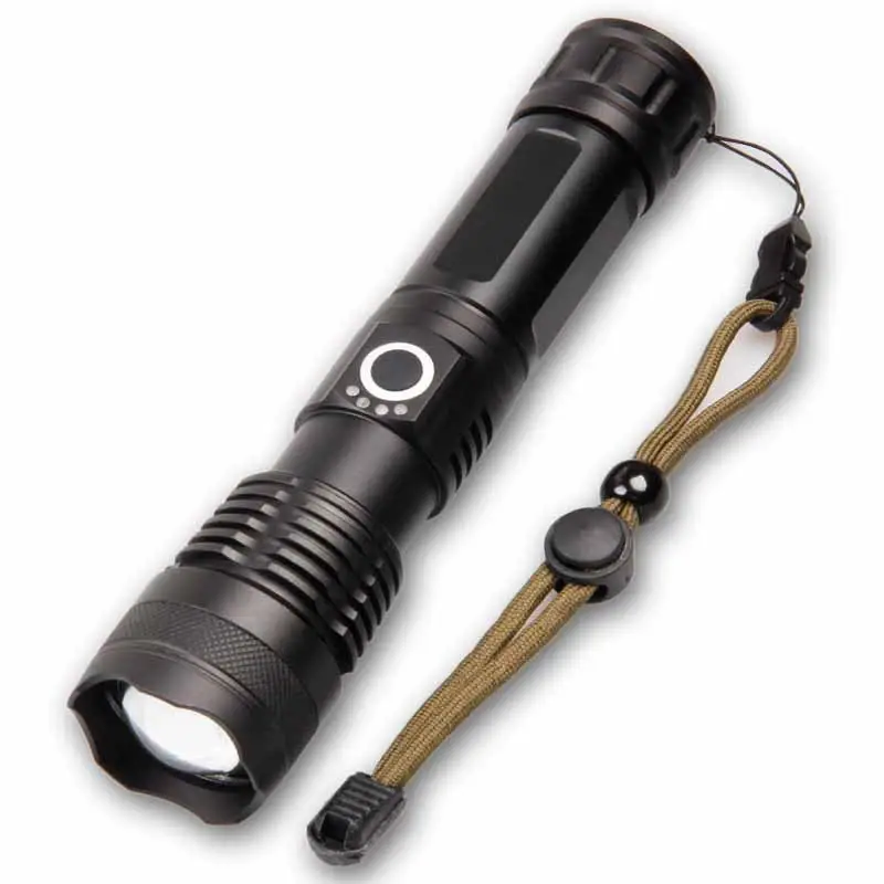 USB Rechargeable Telescopic Zoom Flashlight P50 - Image 5