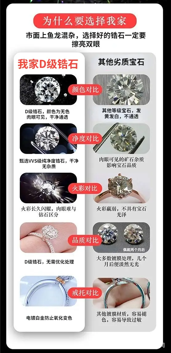 New fashion men's ring classic elegant simple handsome cool wedding ring couple ring wedding diamond ring props wedding dress — feature 5