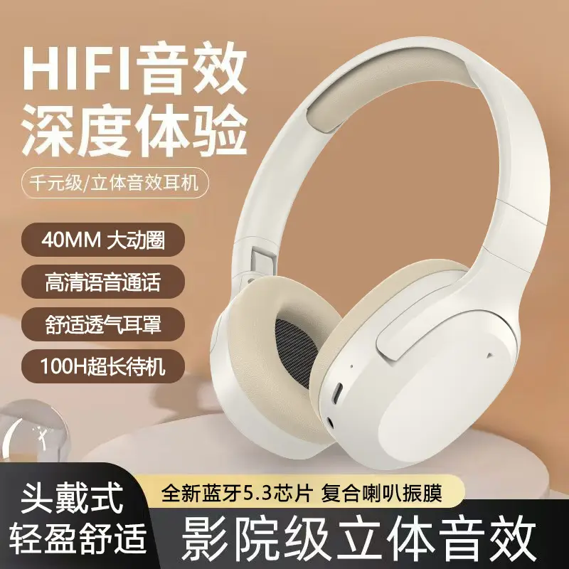 Wireless Bluetooth Headphones with Long Battery & Earmuffs