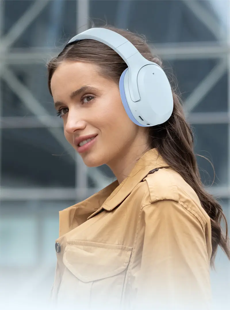 Wireless Bluetooth Headphones with Long Battery & Earmuffs — feature 8