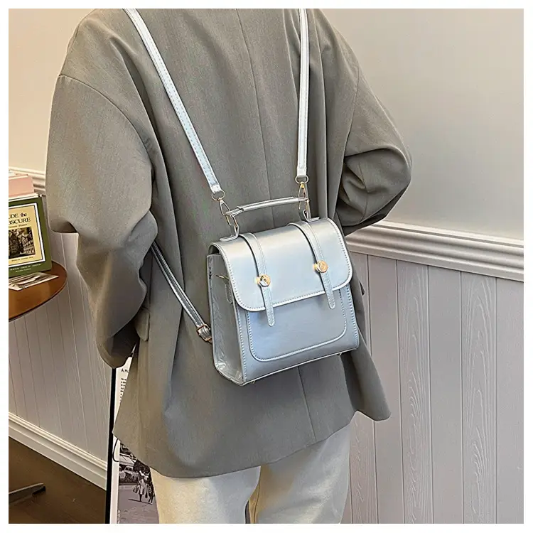 Light Blue Textured Shoulder Bag for Women 2023 — feature 11