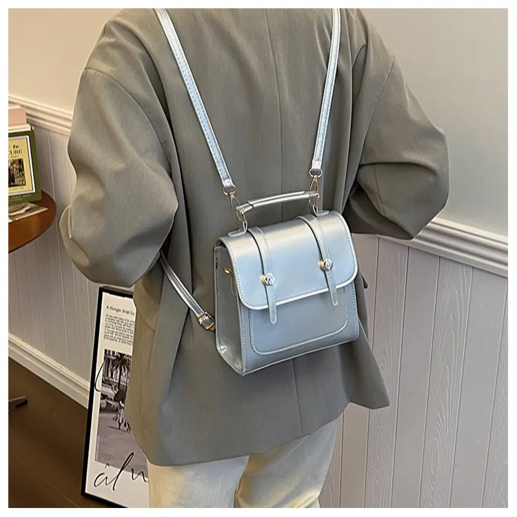 Light Blue Textured Shoulder Bag for Women 2023 — feature 12