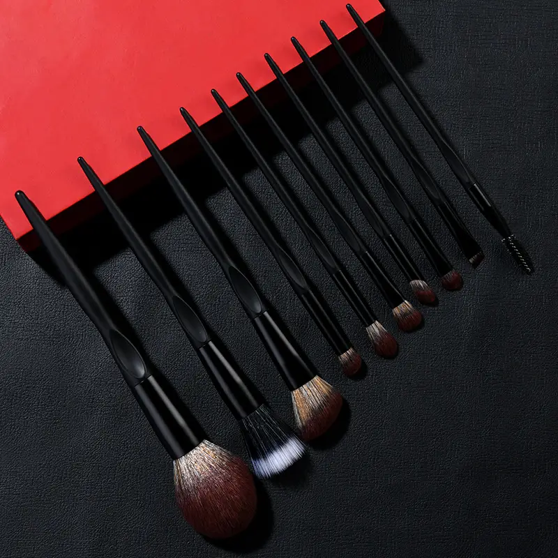 High-End Non-Cangzhou Makeup Brush Set 10 Pcs - Image 4