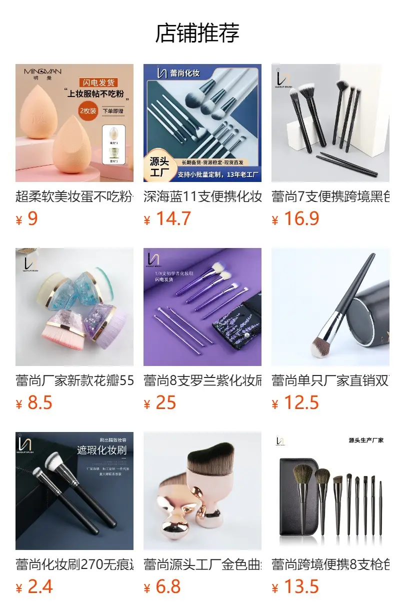 High-End Non-Cangzhou Makeup Brush Set 10 Pcs — feature 1