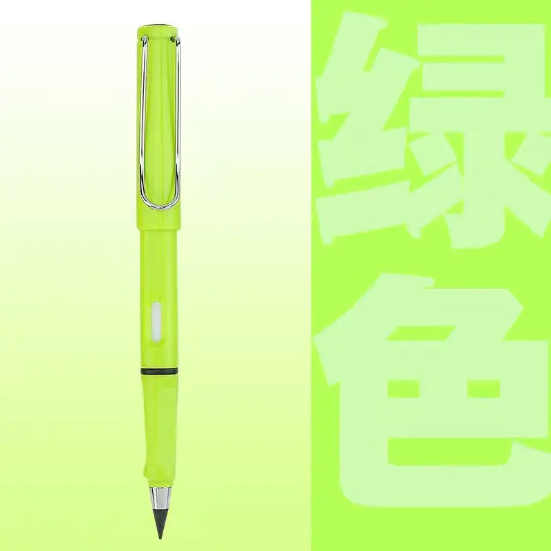 Black technology eternal pencil cutting-free not easy to break core pencil macaron color lead pen for elementary school students