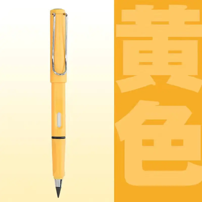 Black technology eternal pencil cutting-free not easy to break core pencil macaron color lead pen for elementary school students