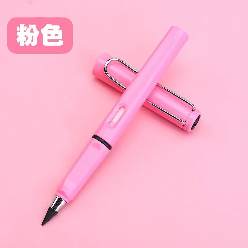 Black technology eternal pencil cutting-free not easy to break core pencil macaron color lead pen for elementary school students