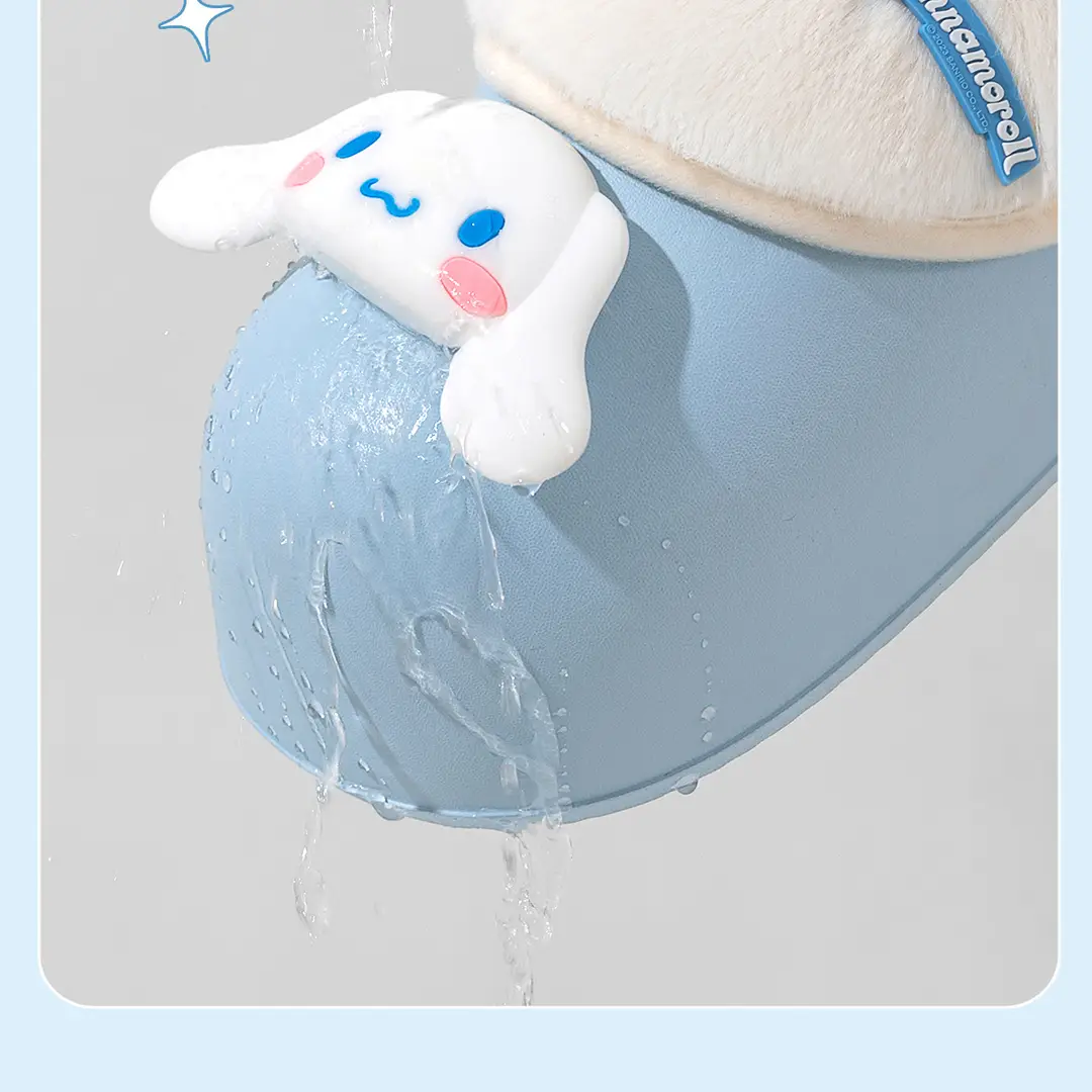 Cinnamon Dog Cotton Slippers for Women Winter 2026 New Model Detachable Warm Hello Kitty Waterproof Plush Cotton Slippers for Women Winter — feature 8