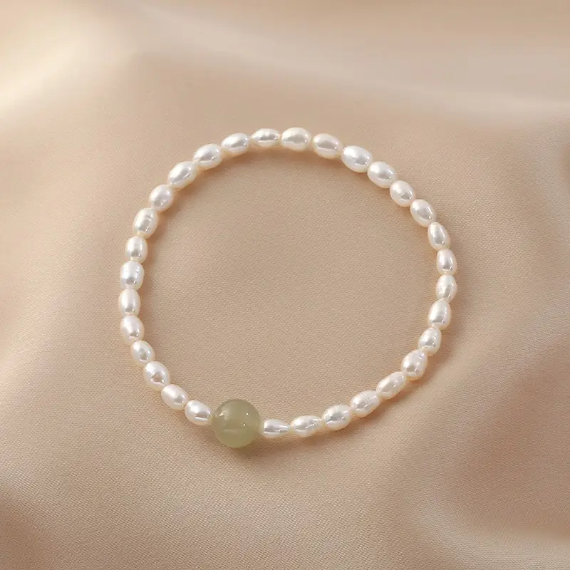 Broken Silver Pearl Bracelet for Girls Wholesale - Image 15