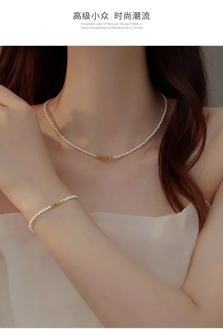 Broken Silver Pearl Bracelet for Girls Wholesale - Image 20