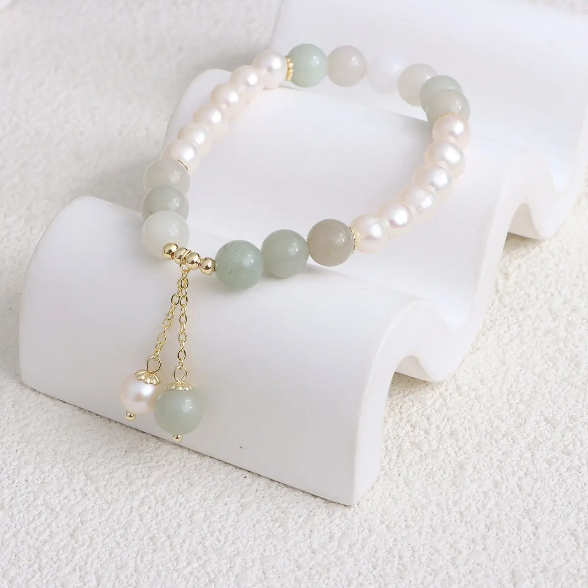 Broken Silver Pearl Bracelet for Girls Wholesale - Image 25