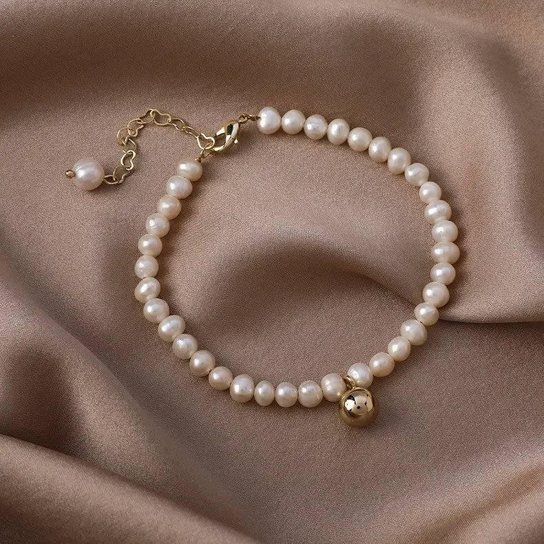 Broken Silver Pearl Bracelet for Girls Wholesale - Image 27