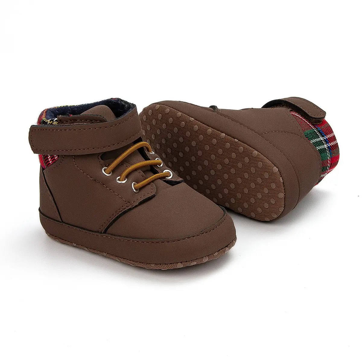 Brown High-Top Baby Shoes for 0-1 Years Old — feature 19