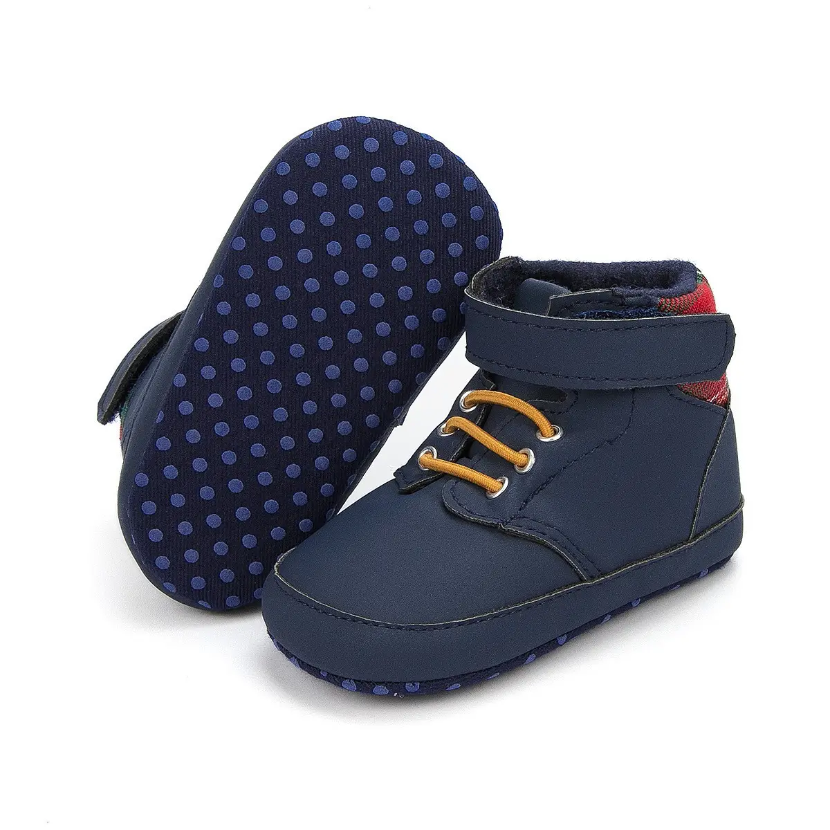 Brown High-Top Baby Shoes for 0-1 Years Old — feature 9