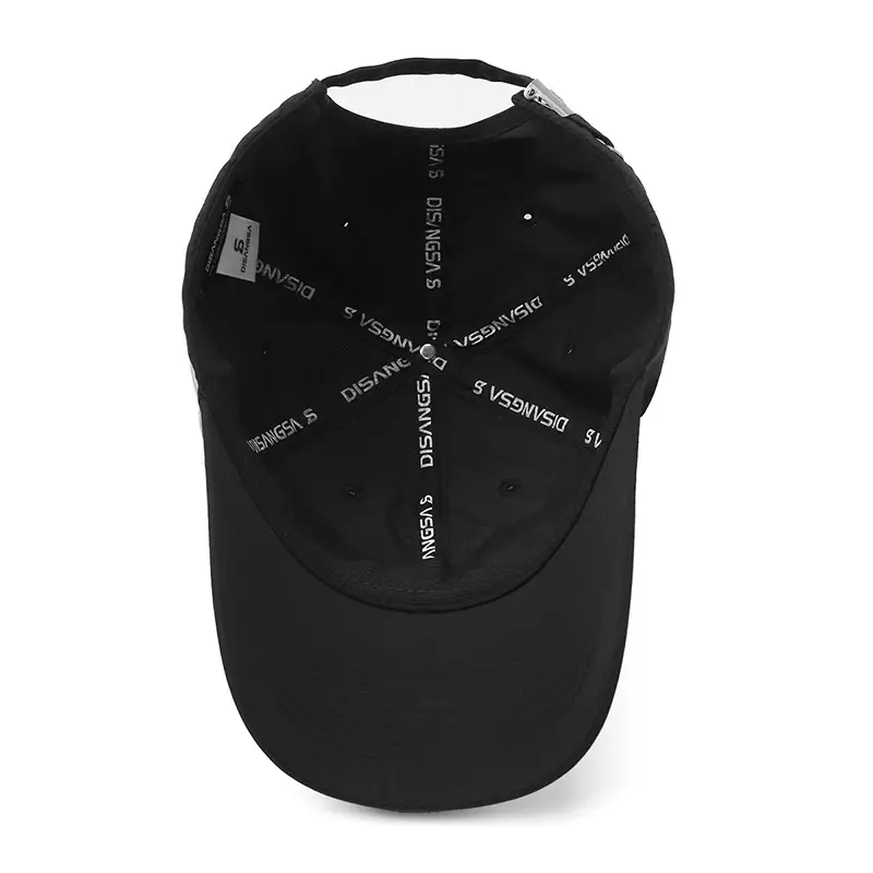 Men's Black Fast-Drying Baseball Cap with Logo