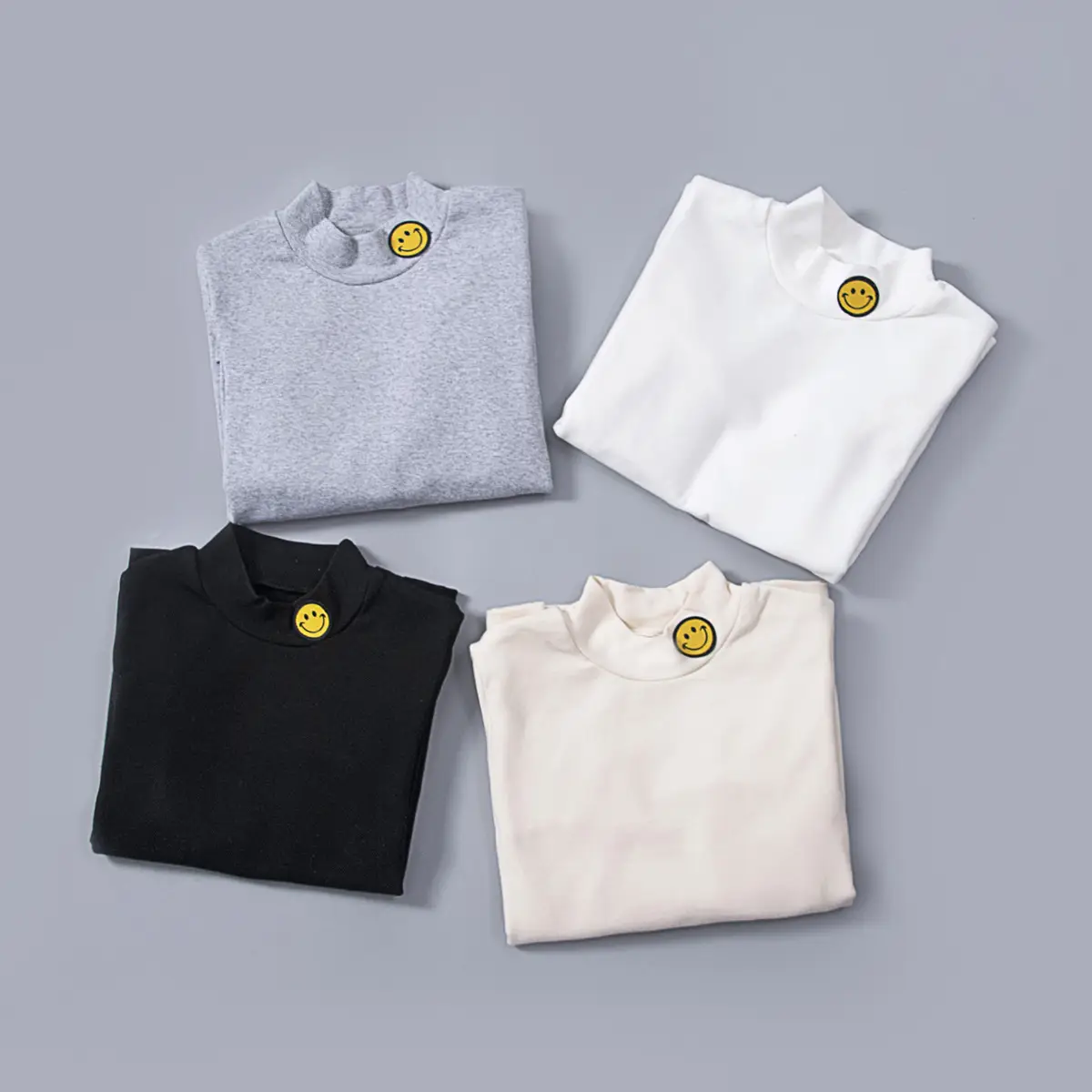 Boys Velvet Collar Shirt Winter 2024 Warm Long Sleeve T-Shirt - Image 6