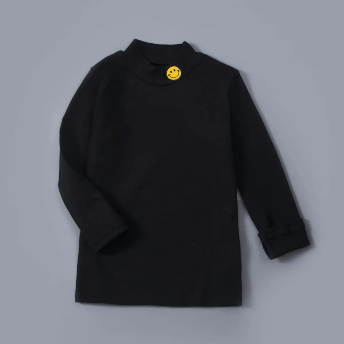 Boys Velvet Collar Shirt Winter 2024 Warm Long Sleeve T-Shirt - Image 7