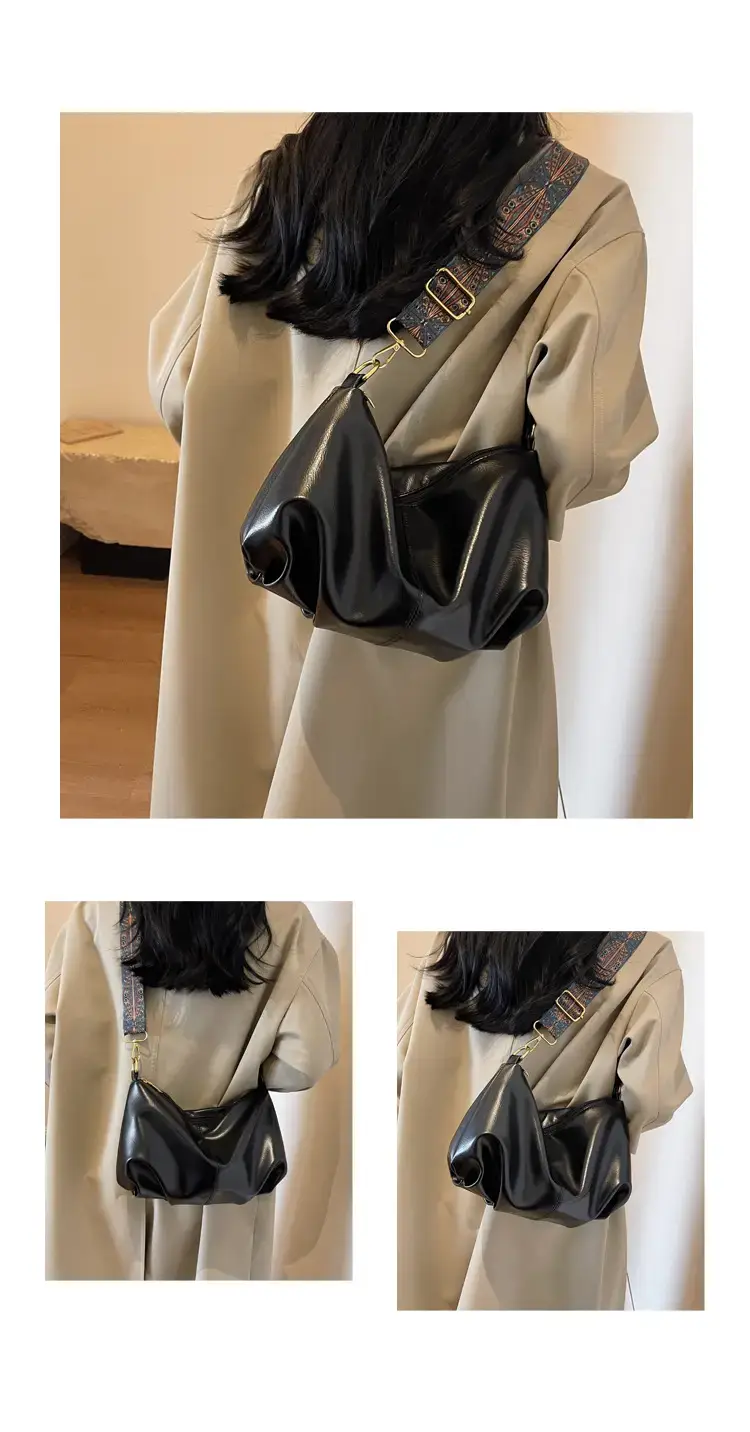Black Nylon Shoulder Bag for Girls 2023 — feature 11
