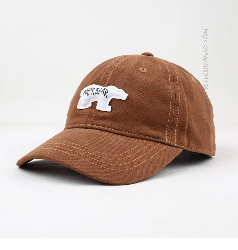 Men Korean Style Black Polar Bear Cap — feature 1