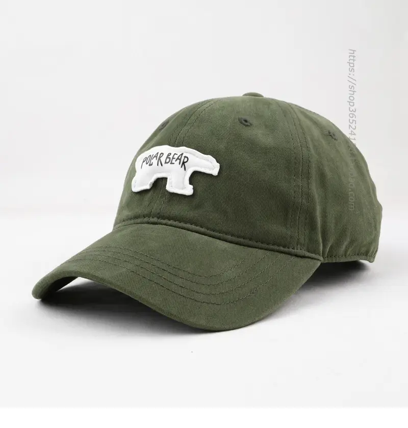 Men Korean Style Black Polar Bear Cap — feature 8